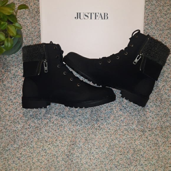 JustFab Shoes - Illona Combat Boot